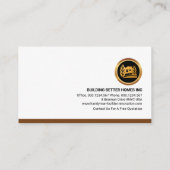 Creative Building Roof Handyman Tools Visitekaartje (Achterkant)