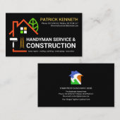 Creative Building Structure Landscape Builder Visitekaartje (Voorkant / Achterkant)