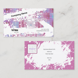 Creative Business Card with QR - Retro Vibes (C) Visitekaartje