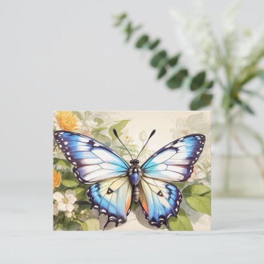  Creative Butterfly Illustratie Briefkaart (Staand voorkant)
