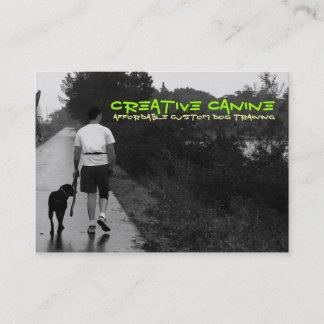 Creative Canine "BestnFriends on a Walk" Visitekaartje