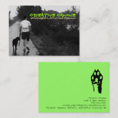 Creative Canine "BestnFriends on a Walk" Visitekaartje (Voorkant / Achterkant)