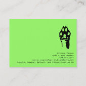 Creative Canine "BestnFriends on a Walk" Visitekaartje (Achterkant)