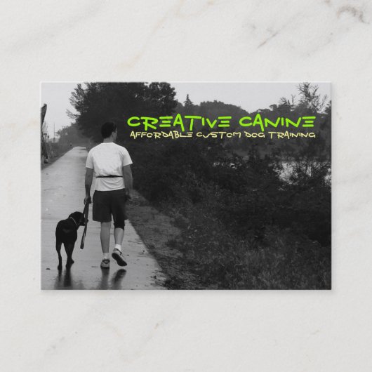 Creative Canine "BestnFriends on a Walk" Visitekaartje (Voorkant)