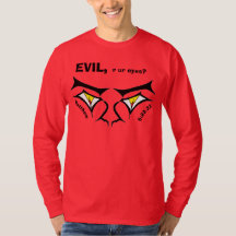 Creative Cartoon Eyes Kijk in je soep T-shirt