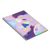 Creative Cartoon Notitieboek - Pastel kleuren (Rechterzijde)