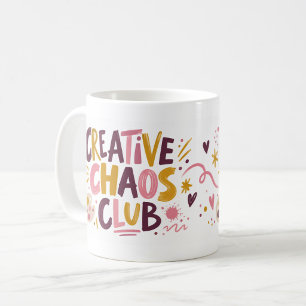 Creative Chaos Club Expressieve Typografie Mok