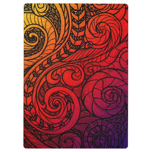 Creative Chaos Doodle Klembord (Achterkant)