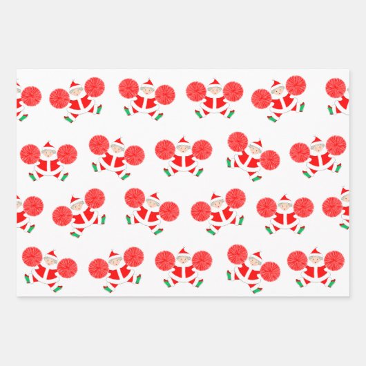 Creative Cheerleading Holiday Gift Inpakpapier Vel (Voorkant 3)