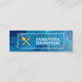 Creative Chef | Kokergereedschap | Moderne kunst Mini Visitekaartje (Voorkant)