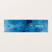 Creative Chef | Kokergereedschap | Moderne kunst Visitekaartje (Buitenkant ongevouwen)