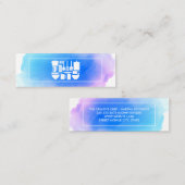 Creative Chef | Waterverf keukengerei Mini Visitekaartje (Voorkant / Achterkant)