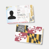 CREATIVE Child ID- Maryland Vlag Badge (Front & Back)