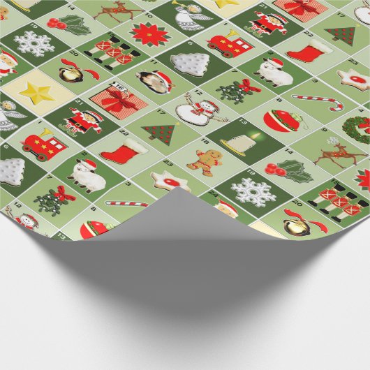 Creative Christmas Advent Kalender Cadeaupapier (Hoek)