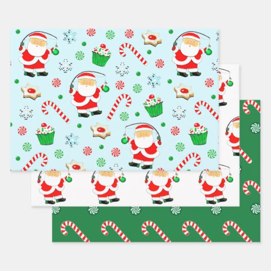 Creative Christmas Gevist cadeau Inpakpapier Vel (Set)