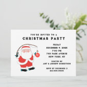 Creative Christmas Holiday Party Uitnodiging (Staand voorkant)