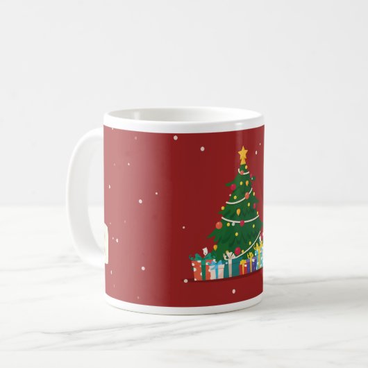 Creative Christmas Tree Mug Koffiemok (Voorkant links)