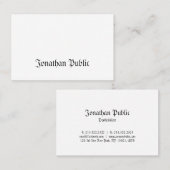 Creative Classic Nostalgic Watch Professional Visitekaartje (Voorkant / Achterkant)