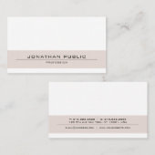 Creative Clean Modern Elegant Colour Design Trendy Visitekaartje (Voorkant / Achterkant)
