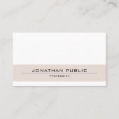 Creative Clean Modern Elegant Colour Design Trendy Visitekaartje (Voorkant)