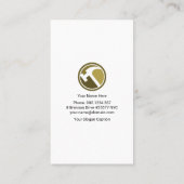 Creative Colorful Home Repareert Motif Handyman Visitekaartje (Achterkant)