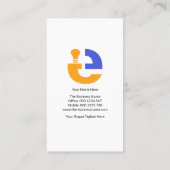 Creative Colorful Light Lighting Electricia Visitekaartje (Achterkant)