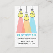 Creative Colorful Light Lighting Electricia Visitekaartje (Voorkant)