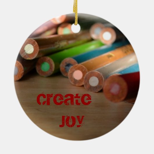 Creative Colors Creëer Joy Ornament (Achterkant)
