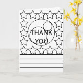 Creative Colour Card-kaart Hartelijk dank 3 Kaart (Gele Bloem)