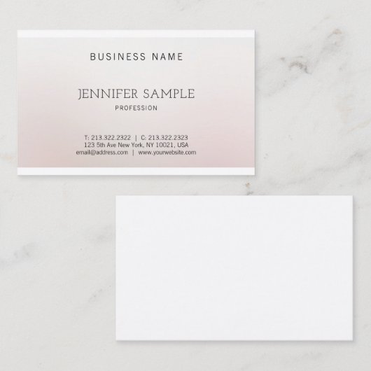 Creative Colour Harmony Luxury met modern design Visitekaartje (Voorkant / Achterkant)