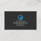 Creative Computer Mouse Border-webtechnologie Visitekaartje (Achterkant)