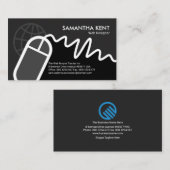 Creative Computer Mouse Border-webtechnologie Visitekaartje (Voorkant / Achterkant)