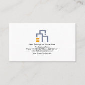 Creative Construction Rebar Civil Engineering Visitekaartje (Achterkant)