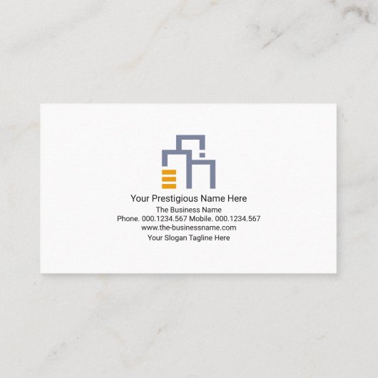 Creative Construction Rebar Civil Engineering Visitekaartje (Achterkant)