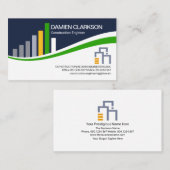 Creative Construction Rebar Civil Engineering Visitekaartje (Voorkant / Achterkant)