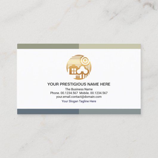 Creative Contractor Handyman Tools Construction Visitekaartje (Achterkant)