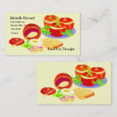 Creative Cooking Set Visitekaartje (Voorkant / Achterkant)