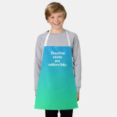 Creative Cooks zijn zelden tidy Kind Schort (Gedragen)