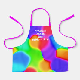 Creative Cooks zijn zelden Tidy Rainbow-Kind-Schor Schort