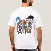 👕🎭 Creative Critter Mannen T-Shirt 🎭👕 (Achterkant)