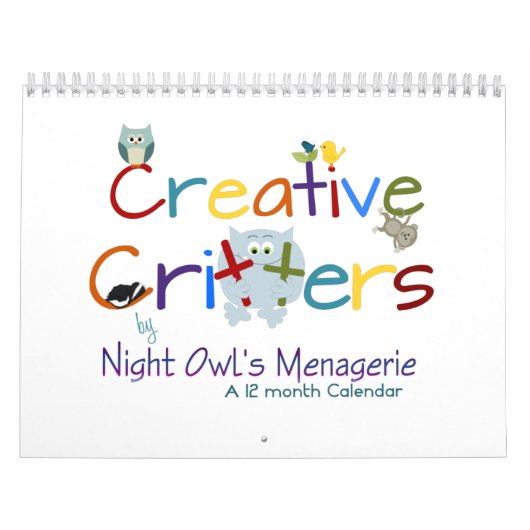 Creative Critters 12 maanden Kalender (Hoes)