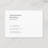 Creative Cute Design Modern Trendy Cool Plain Visitekaartje (Voorkant)