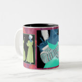Creative Dance-Mok Tweekleurige Koffiemok (Voorkant links)