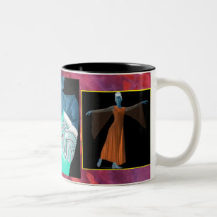 Creative Dance-Mok Tweekleurige Koffiemok