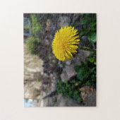 Creative dandelion flower photopuzzel legpuzzel (Verticaal)