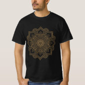 Creative Decorative Gold Design T-shirt (Voorkant)