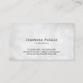 Creative Design Cute Plain Retro Trendy Visitekaartje (Achterkant)