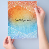 Creative design flyer (Hand)