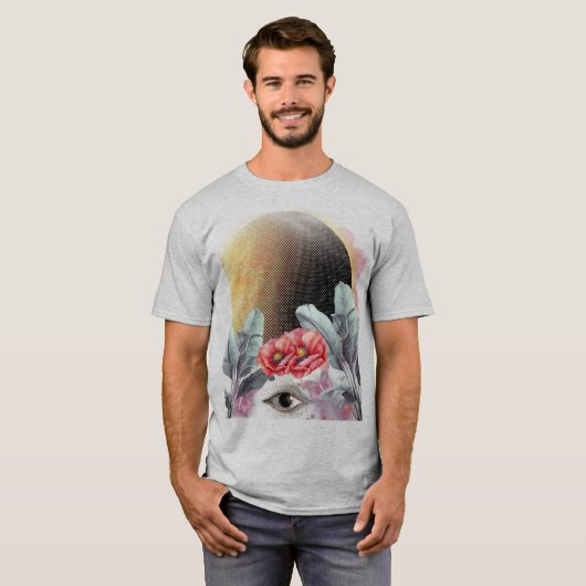 Creative Design Mannen-T-Shirt "De Zonsverduisteri T-shirt (Voorkant volledig)