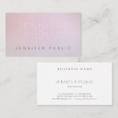 Creative Design Modern Elegant Colors Plain Chic Visitekaartje (Voorkant / Achterkant)